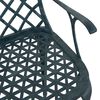 vidaXL Garden Chair Green 61 x 60.5 x 93cm Aluminium