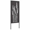vidaXL Garden Privacy Screen Black 50 x 140 cm Cold-rolled steel