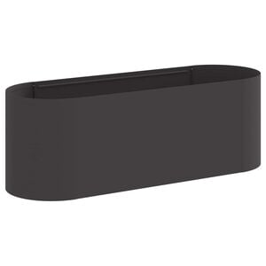 vidaXL Raised Garden Bed Black 120 x 40 x 40 cm Steel