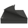 vidaXL Tarpaulin with Eyelets Anthracite Grey 4 x 4 m 90 gsm PE