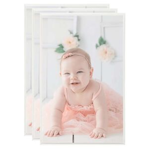 vidaXL Photo Frames Collage 3 pcs for Table Silver 13x18cm MDF
