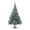 vidaXL Artificial Christmas Tree with Stand Green 150 cm PVC and Steel