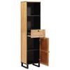 vidaXL Bathroom Cabinet Brown 38 x 33 x 160 cm Solid Mango Wood