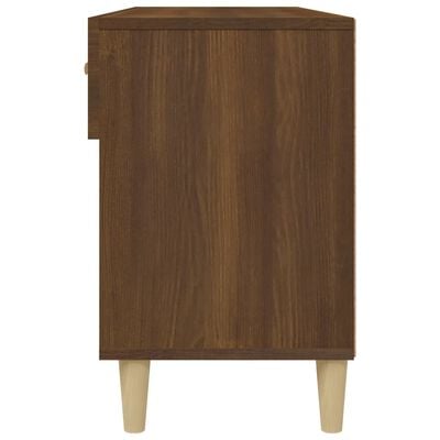 vidaXL Shoe Cabinet Brown Oak 102x35x55 cm Engineered Wood