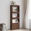 vidaXL Highboard&nbsp;Brown Oak 63x33x180 cm Engineered Wood