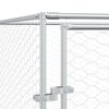 vidaXL Outdoor Dog Kennel Silver 6x2x2 m Galvanised Steel
