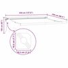 vidaXL Awning Frame Anthracite 350 x 250 cm Aluminium