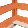 vidaXL Bunk Bed without Mattress Wax Brown 80x200 cm Solid Wood Pine