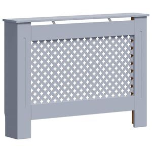 vidaXL Radiator Cover Anthracite 112x19x81.5 cm MDF
