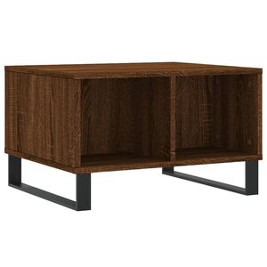 vidaXL Coffee Table Brown Oak 60x50x36.5 cm Engineered Wood