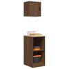 vidaXL Garage Cabinets 2 pcs Brown Oak Engineered Wood
