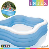 Intex Swim Center Pool Beach Wave 229x229x56 cm 57495NP