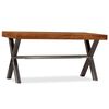 vidaXL Coffee Table Solid Wood with Honey Finish 100x50x50 cm