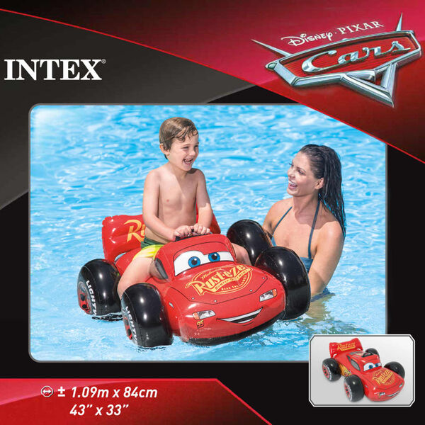 Intex Cars Ride-on Red 84x109x41 cm