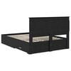 vidaXL Bed Frame with Drawer with Headboard Manual Engineered Wood