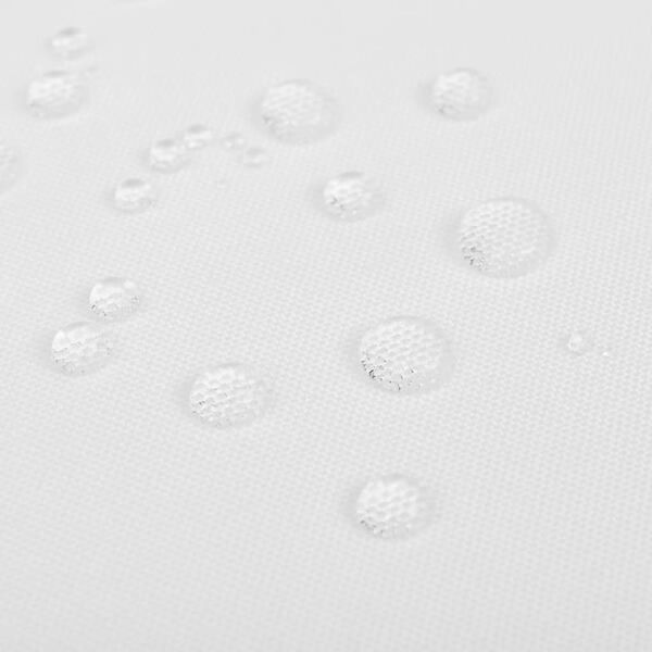 5 Tablecloths White 130 x 130 cm