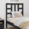 vidaXL Bed Headboard Black 81x4x100 cm Solid Wood Pine