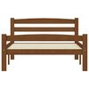 vidaXL Bed Frame without Mattress Honey Brown Solid Pinewood 90x200 cm