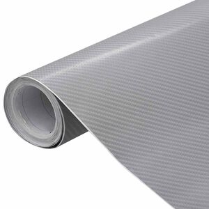 vidaXL Car Film 4D Silver 100x150 cm