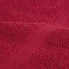 vidaXL Premium Towels SOLUND 2 pcs Red 100x200 cm 600 gsm