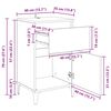 vidaXL Bedside Cabinet 2 pcs Old Wood 40 x 35 x 70 cm Engineered Wood
