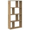 vidaXL Bookcase Artisian Oak 60x20x120.5 cm Engineered Wood