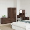 vidaXL Storage Cabinet Brown Oak 80 x 48 x 57 cm Engineered Wood