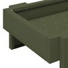 vidaXL Chicken Feeding Trough Olive Green 80 x 28 x 13.5 cm