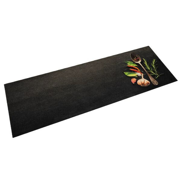 vidaXL Kitchen Rug Washable Spices 60x180 cm Velvet