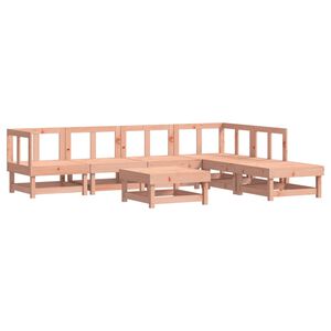 vidaXL 7 Piece Garden Lounge Set Solid Wood Douglas