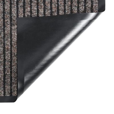 vidaXL Doormat Striped Beige 40x60 cm
