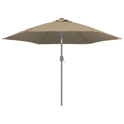 vidaXL Replacement Fabric for Outdoor Parasol Taupe 300 cm