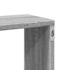 vidaXL Wall Shelf Grey Sonoma 167.5x18x68 cm Engineered Wood