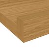 vidaXL Wall Shelf 2 pcs Beige 115 x 9 x 3 cm Engineered Wood