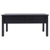 vidaXL Coffee Table Black 100x50x45 cm Wood