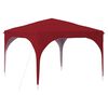 vidaXL Pop-up Party Tent 290 x 290 x 245 cm Burgundy Oxford Fabric