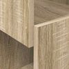 vidaXL Corner Cabinet Sonoma Oak 30.5x30x95cm Engineered Wood