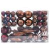 vidaXL Christmas Baubles 98 pcs Brown &Oslash;3/4/6 cm