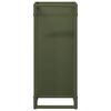 vidaXL Firewood Rack Olive Green 25x25x60 cm Cold-rolled steel
