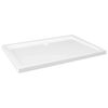 vidaXL Rectangular ABS Shower Base Tray White 70x100 cm