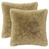 vidaXL Cushion with Pillow HEERLEN 2 pcs Light Grey PV Fleece