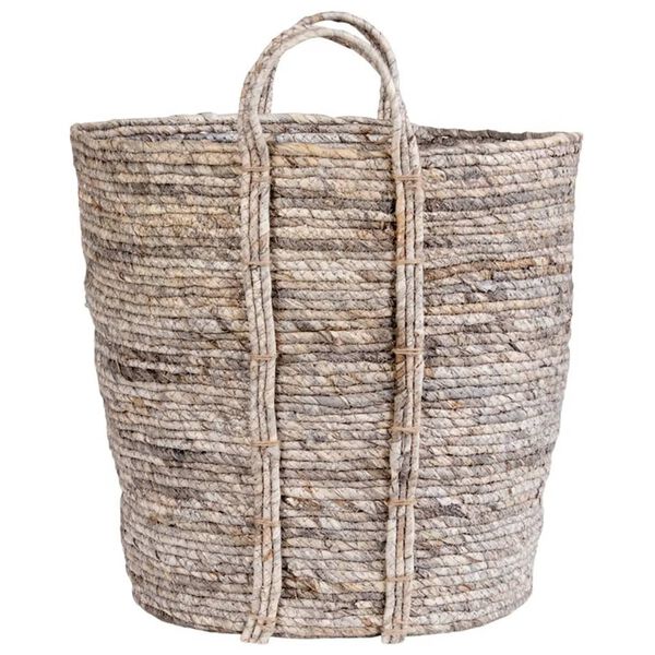 House Nordic Basket with Handles Sara Grey