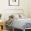 vidaXL Metal Replace Headboard White 100 cm