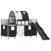 vidaXL Kids'Loft Bed Frame Black 79.5 x 200 cm Metal