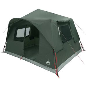 vidaXL Instant Tent Army Green 365 x 380 x 200 cm Polyester and Steel