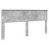 vidaXL Bed Frame Concrete Grey 200 x 200 cm Engineered Wood