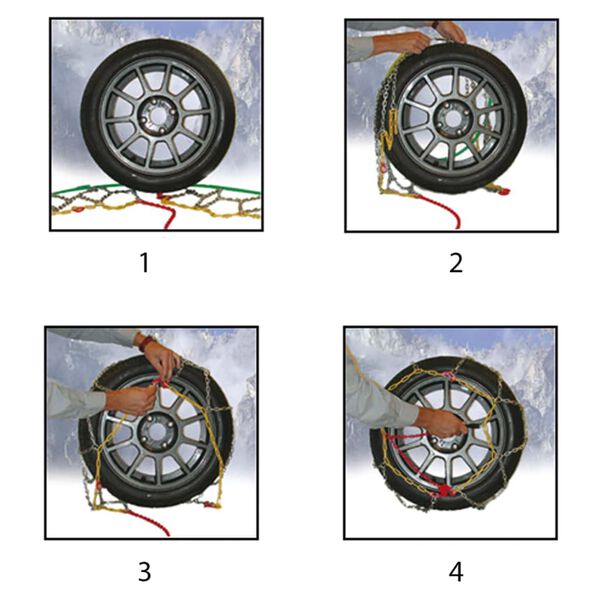ProPlus Car Tyre Snow Chains 12 mm KN120 2 pcs