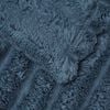 vidaXL Throw Blanket Navy Blue 240 x 220 cm Fleece