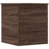vidaXL Storage Box Brown Oak 40x42x46 cm Engineered Wood