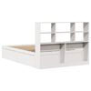 vidaXL Bed Frame without Mattress White 140x200 cm Solid Wood Pine